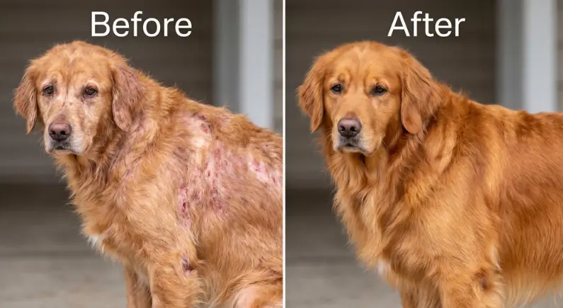 Before and After transformation